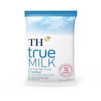 Thùng 48 bịch sữa Tươi Tiệt Trùng Ít Đường TH true MILK 220 ml